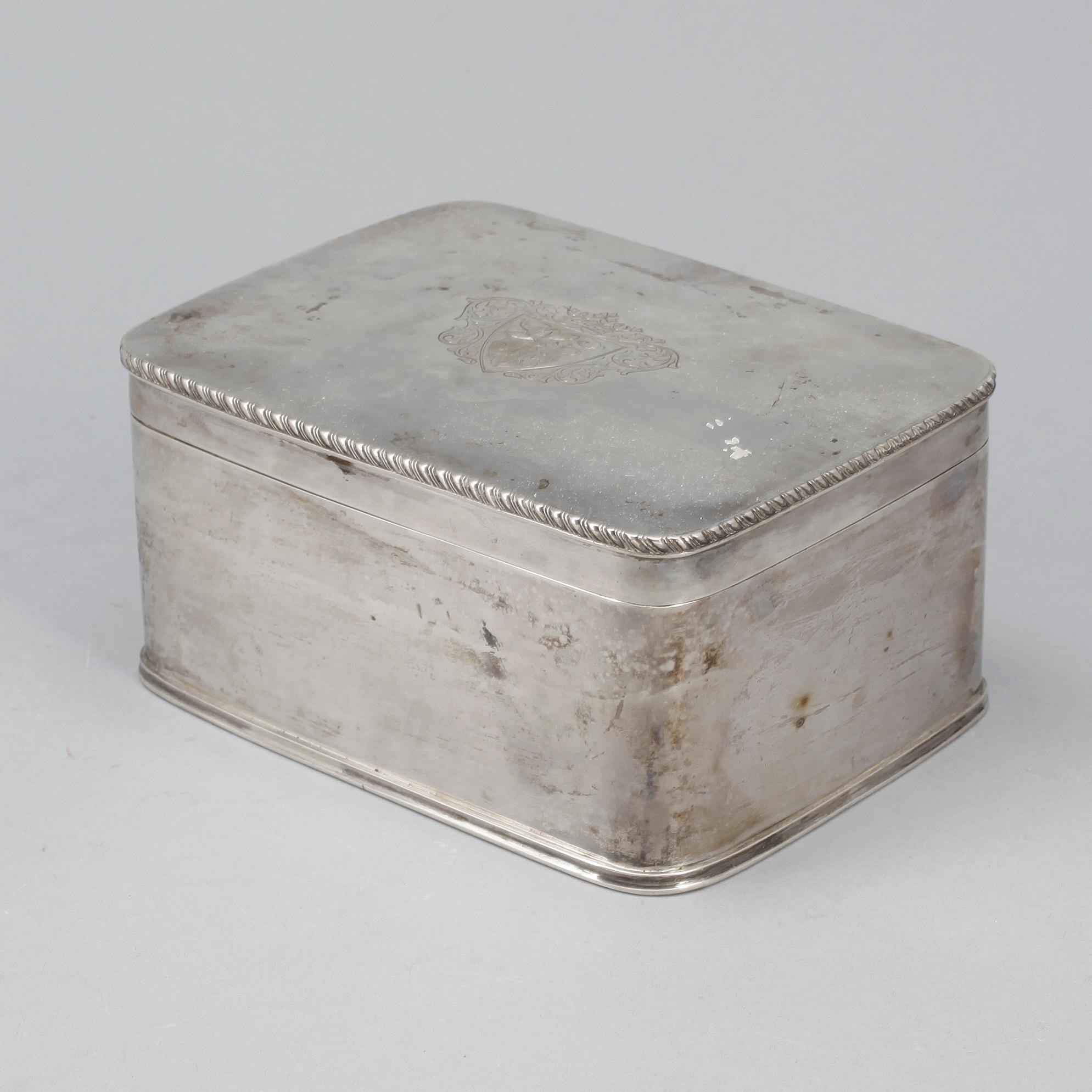 SKRIN, silver, Thune, Norge, 1900-talets första hälft. Vikt ca 622g.