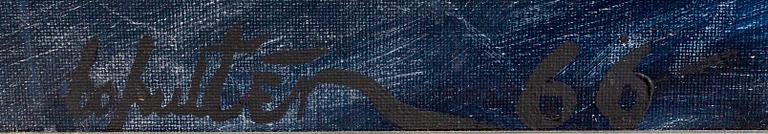 BO HULTÉN, olja på duk, signerad och daterad 66.