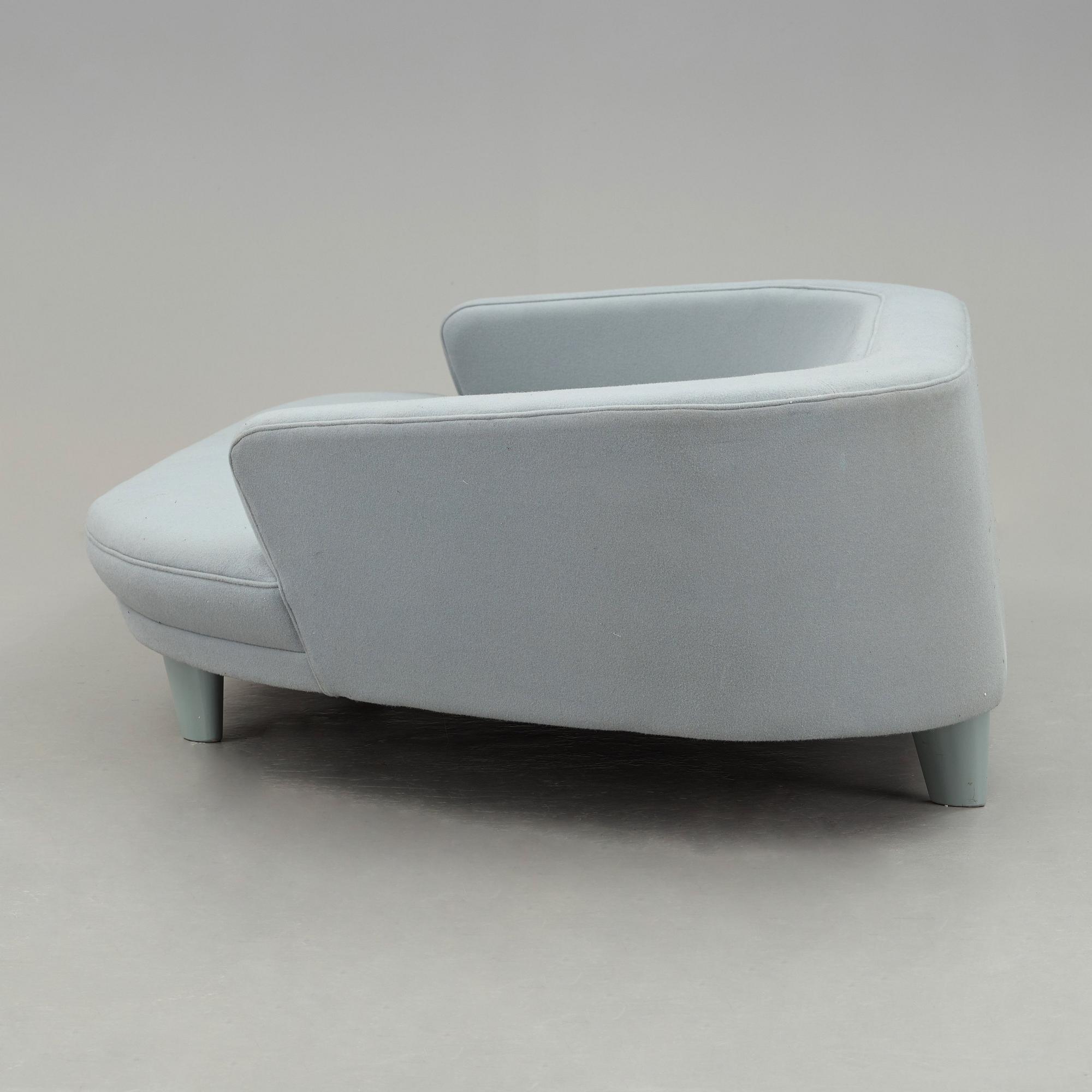 Jonny Johansson, an upholstered sofa, "Studie No 5", Acne Studios by O.H. Sjögren, Tranås, Sweden 2010.