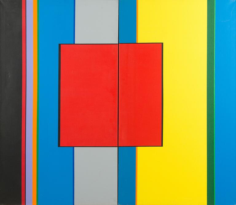 Kari Riipinen, oil on canvas, diptych, signed and dated-87 a tergo.