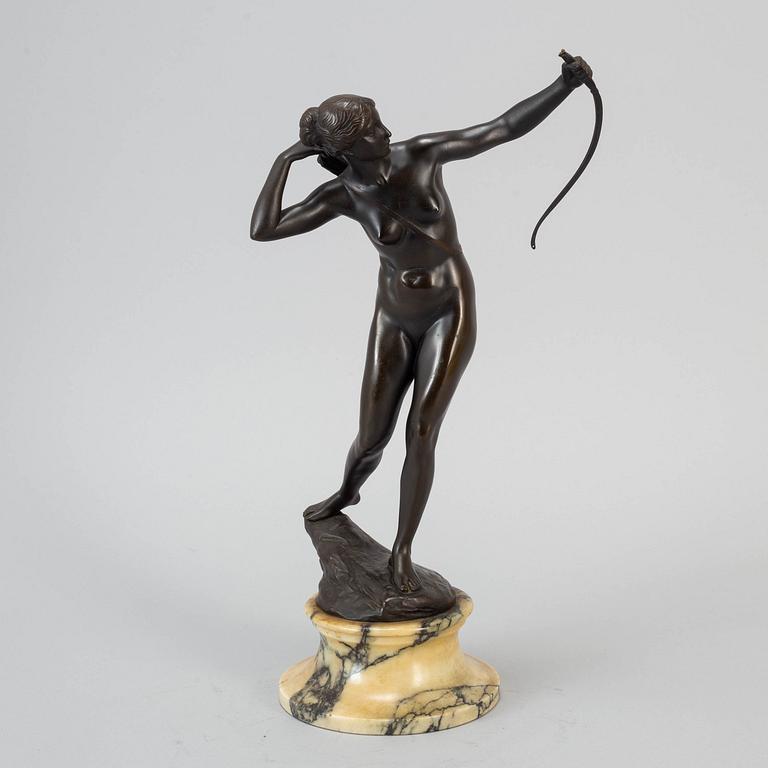 UNKNOWN ARTIST, sculpture, bronze, signed Valenin.