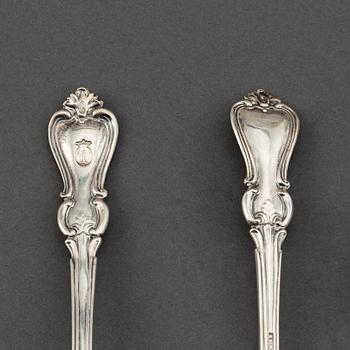 Christina Hammer, ströskedar, ett par, Stockholm 1849.