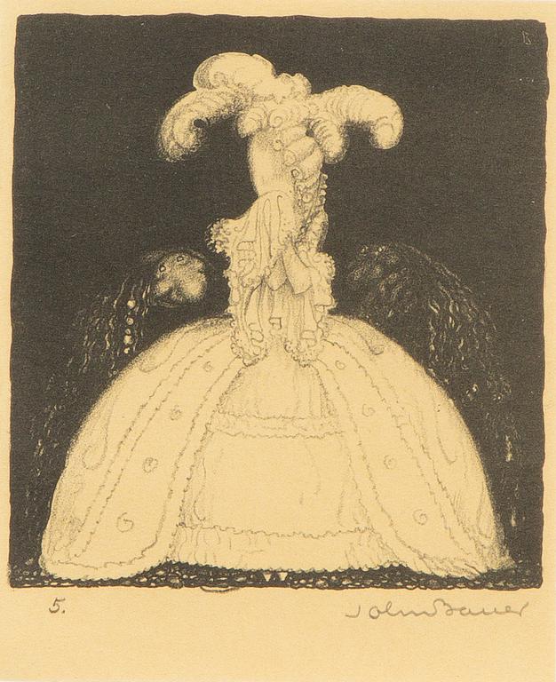 John Bauer, "Två friare".