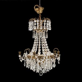 A mid 1900s chandelier.