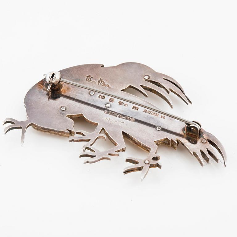 A brooch by Wiwen NIlsson made in Lund 1957.