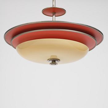 Erik Tidstrand, taklampa, modell 28805, Nordiska Kompaniet, 1930-tal.