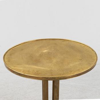 A brass side table, 1920's/30's.