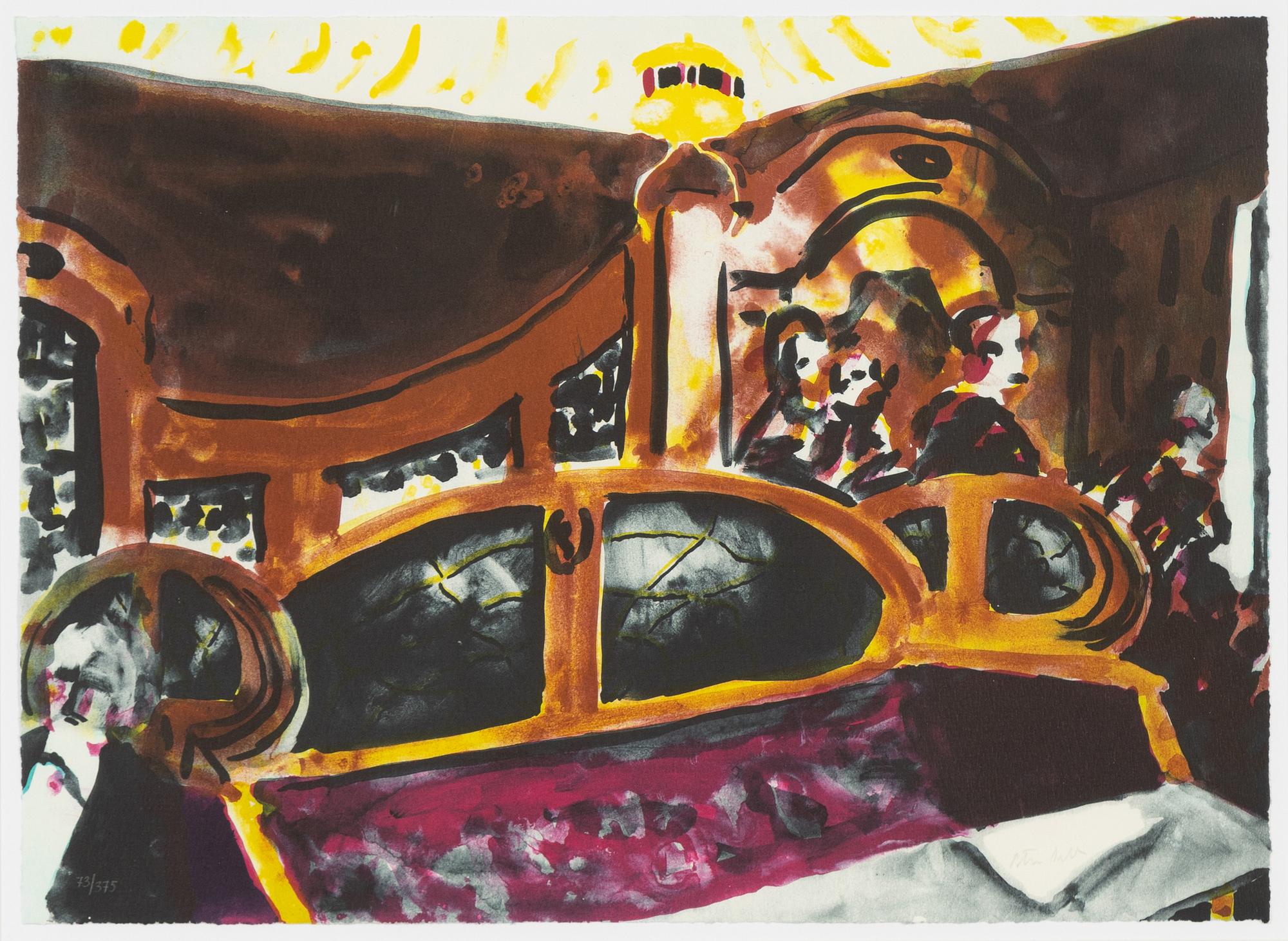 Peter Dahl, lithograph in colours, signed 73/375.