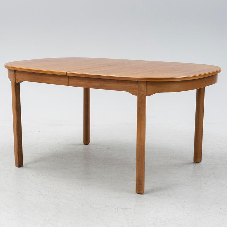 Carl Malmsten, an 'Amlbassaör' dining table, Åfors möbelfabrik, second half of the 20th Century.