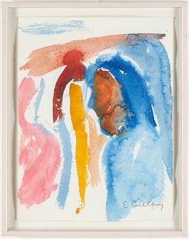 ERLAND CULLBERG, watercolor, signed.