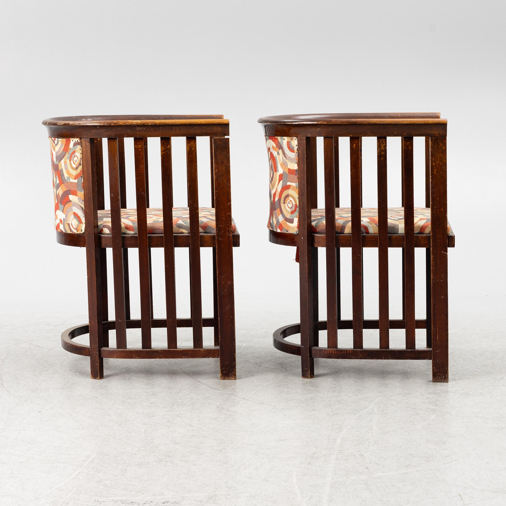 A three-piece sitting room suite, early 1900s.