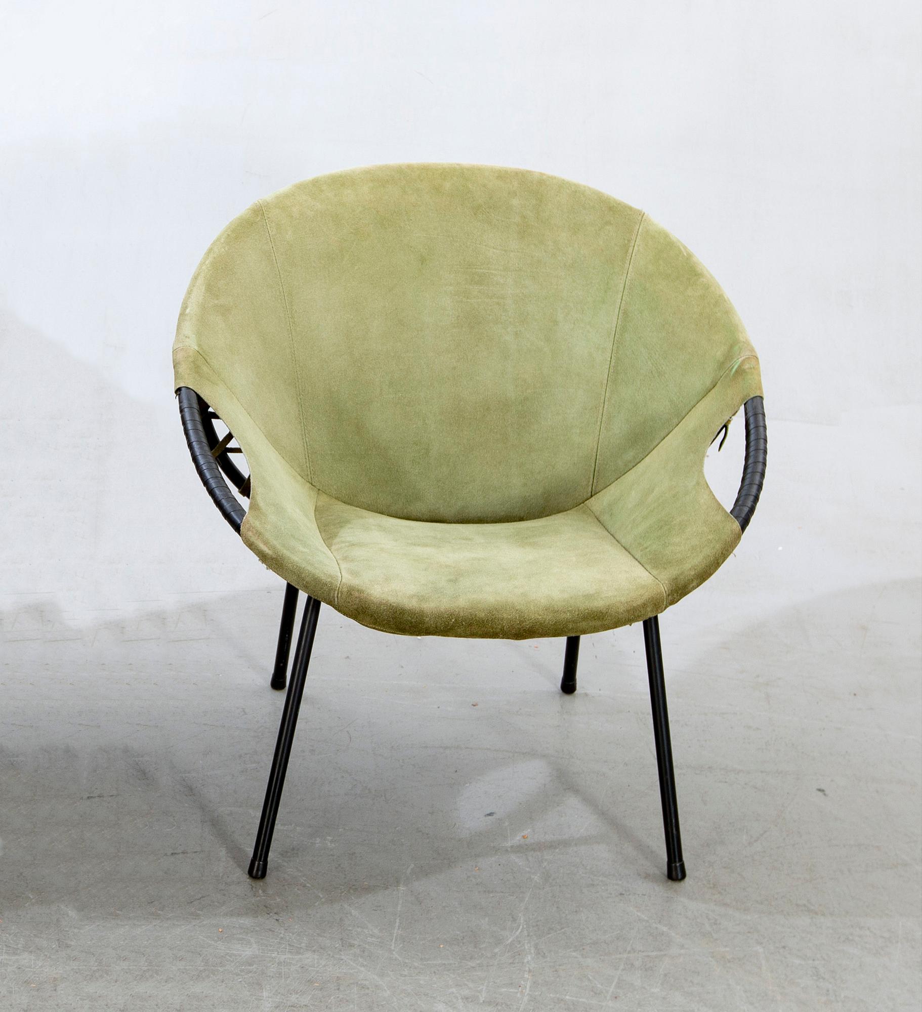 Lusch Erzeugnis, fåtölj, "Baloon", Lusch & Co, 1960-tal.