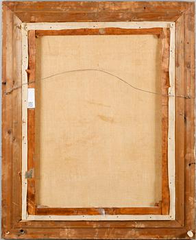 OKÄND KONSTNÄR, olja på duk, otydligt signerad, England, sekelskiftet 1900.