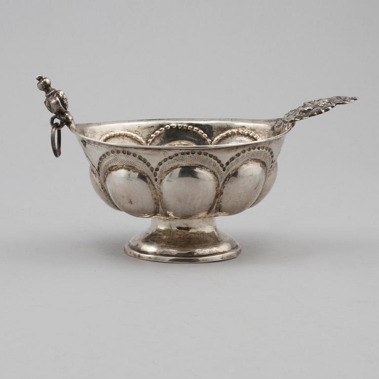 KÅSA, silver, Johan Leffler, Falun, 1780. Vikt 62 g.