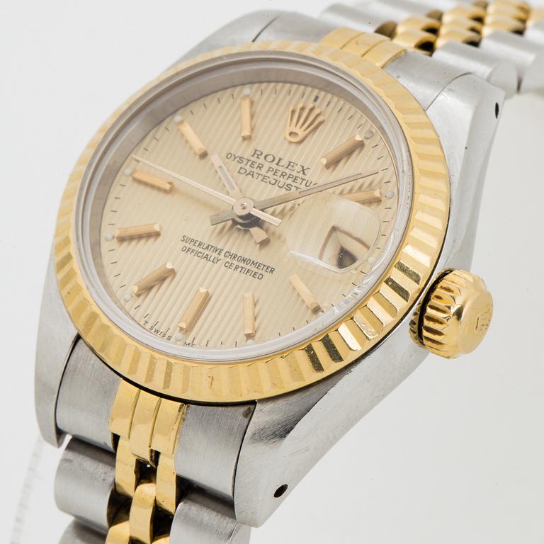 ROLEX, Oyster Perpetual, Datejust, Chronometer, armbandsur, 26 mm.