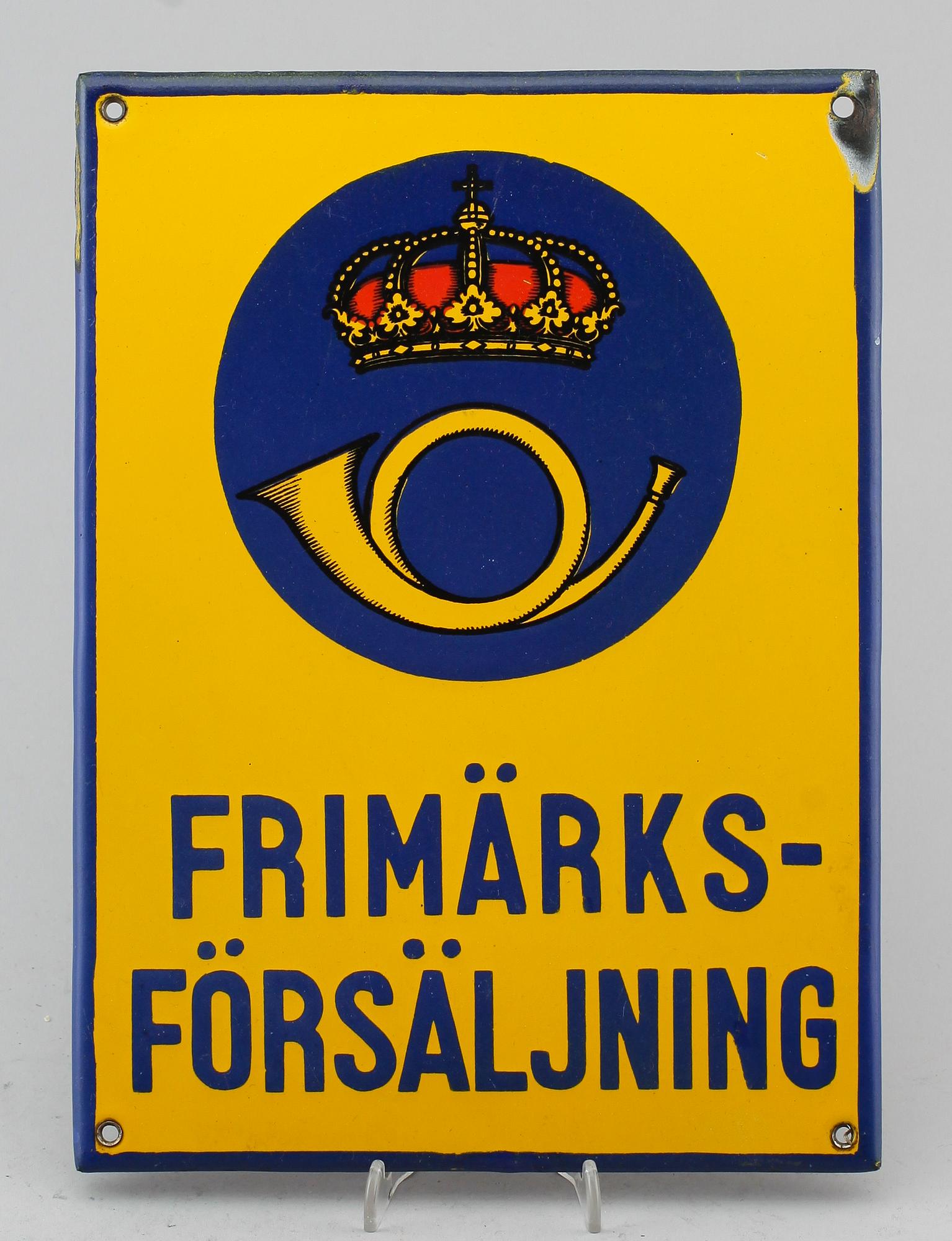 EMALJSKYLT, "Frimärksförsäljning", 1900-talets andra hälft.