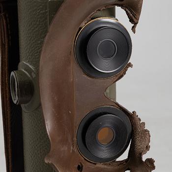 Rangefinder with accessories, M/1938. Used by the Mobile Coastal Artillery, no. 58866, Sweden.