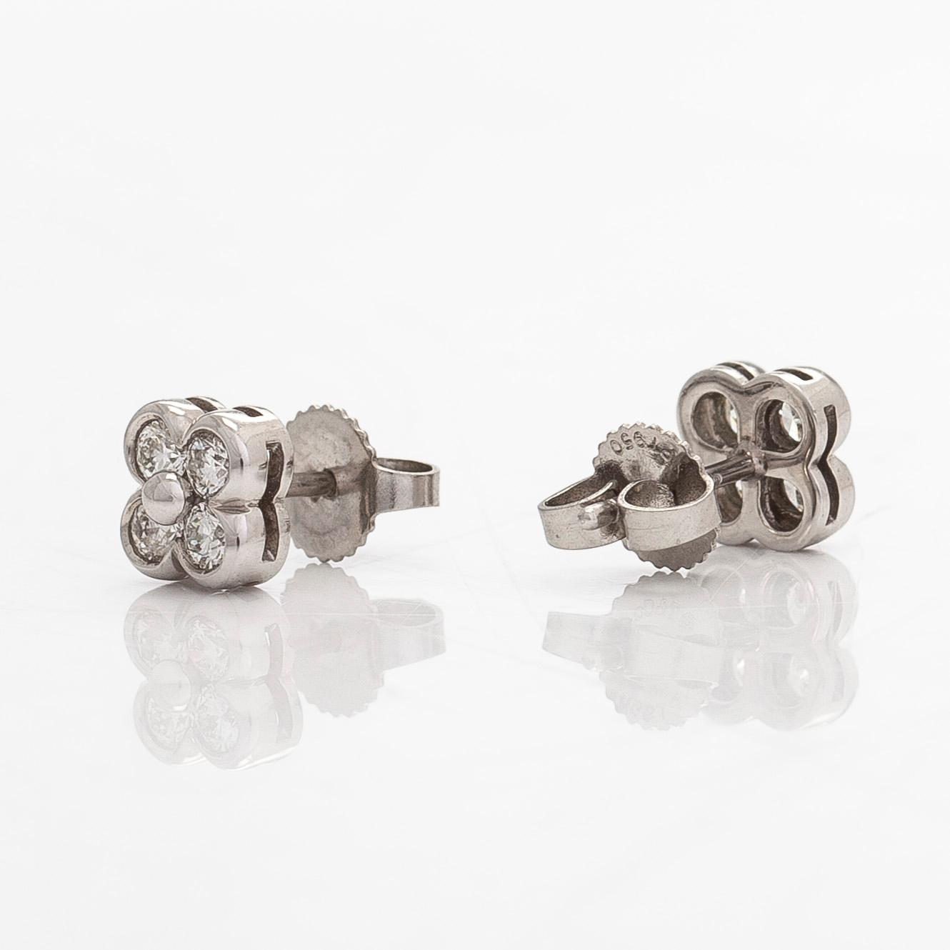Tiffany & Co, Lace Flower korvakorut, platinaa ja timantteja.