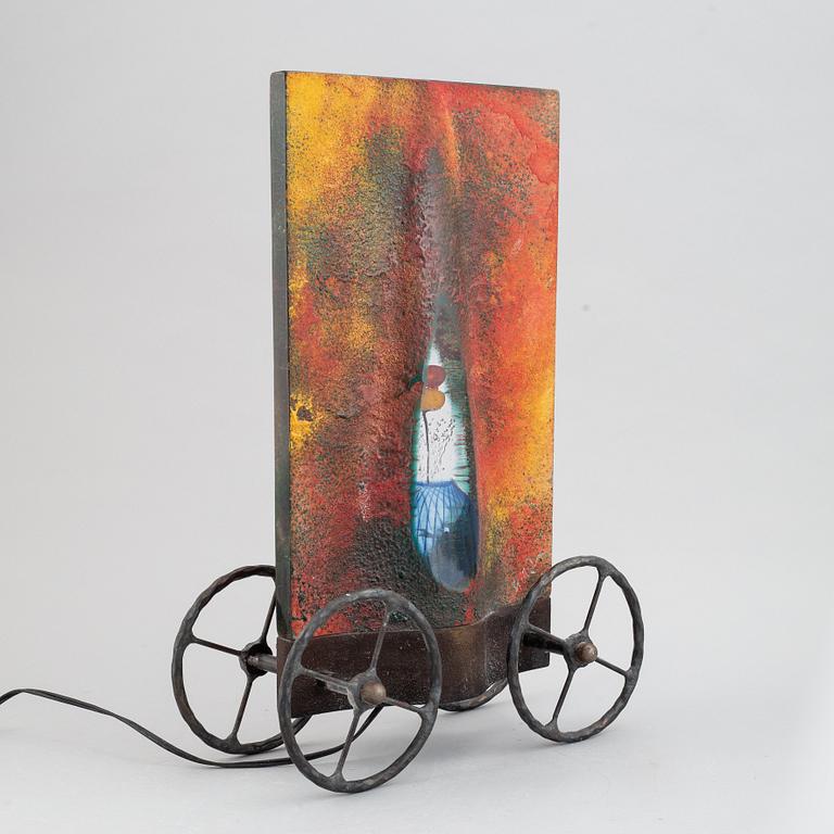 A unique glass sculpture by kjell Engman, Kosta Boda.