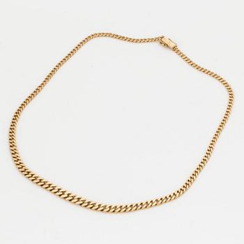 Collier 18K guld, doserad pansar.