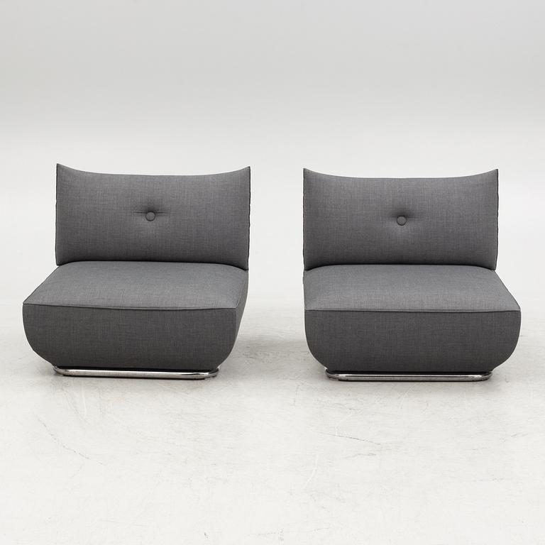 Stefan Borselius, sofa, 2 pieces "Dunder", Blå Station. contemporary.