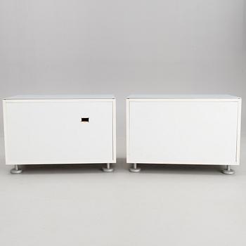 Two 21st century French, "Everywhere", nightstands for Ligne Roset.