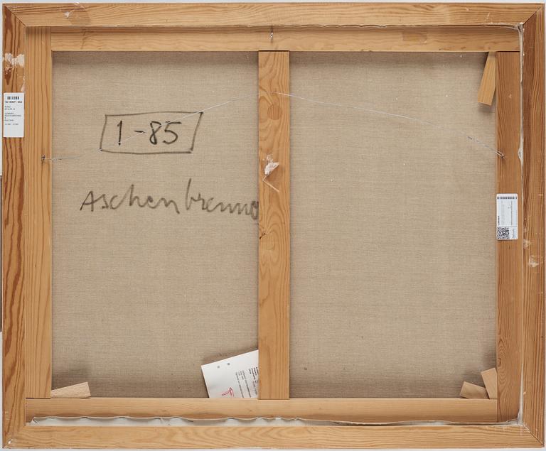 Lennart Aschenbrenner, oil on canvas, signed and dated-85.