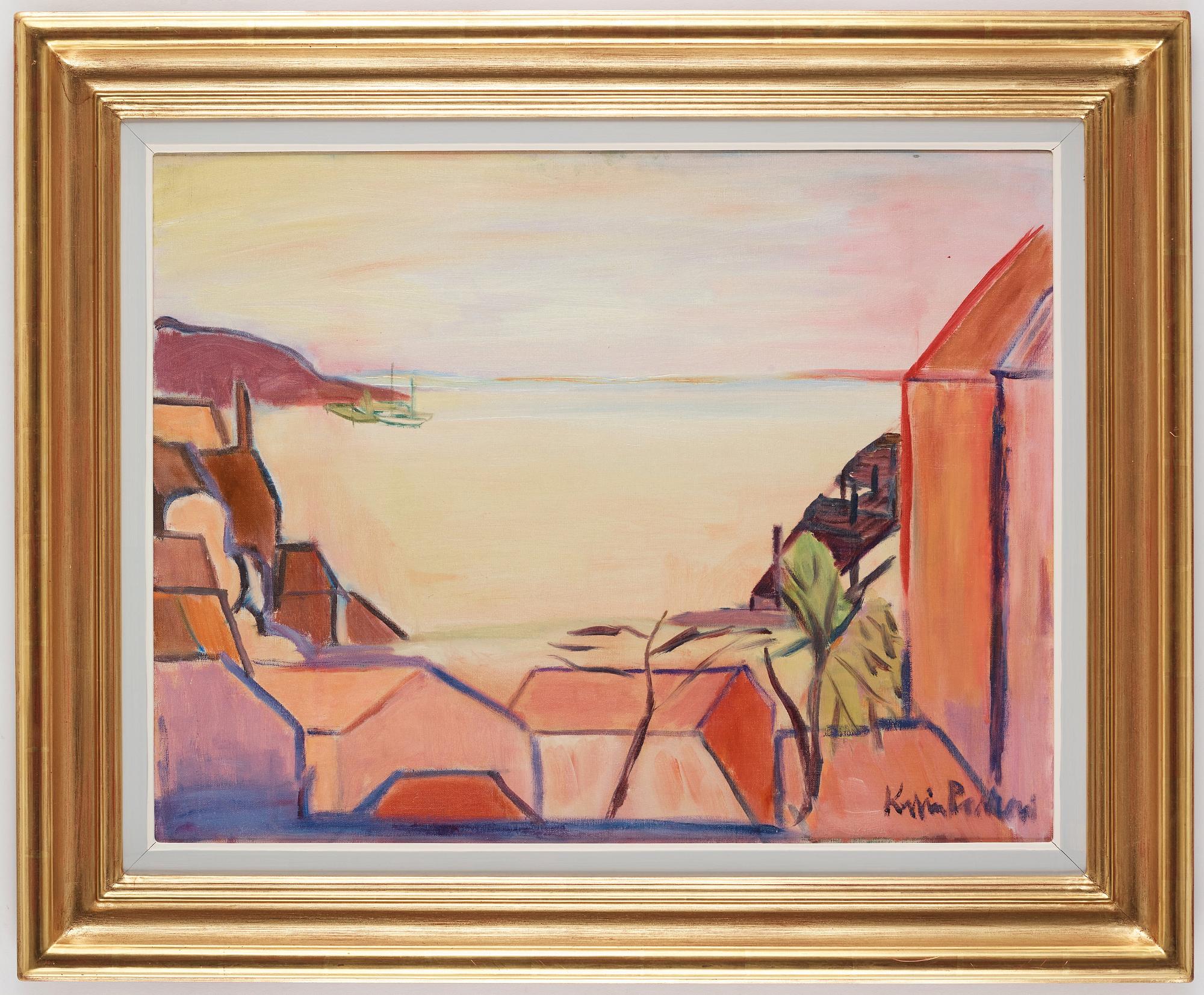 Karin Parrow, "Ut mot havet".