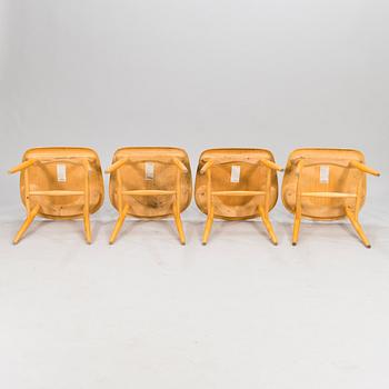 ILMARI TAPIOVAARA, A set of four 'Fanett' chairs, Edsbyverken.