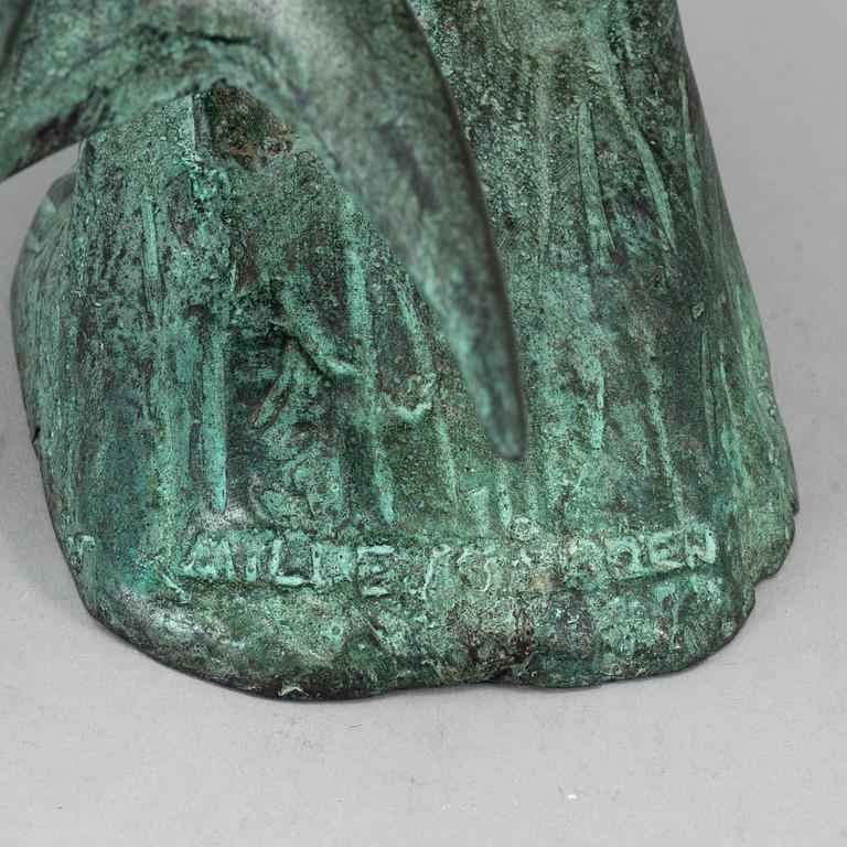 CARL MILLES, after. A patinated bronze sculpture marked Millesgården.