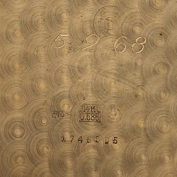 Taskukello, H. Moser & Cie, 49 mm, 14K kultaa,