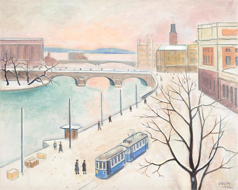 Einar Jolin, Winter in Stockholm.