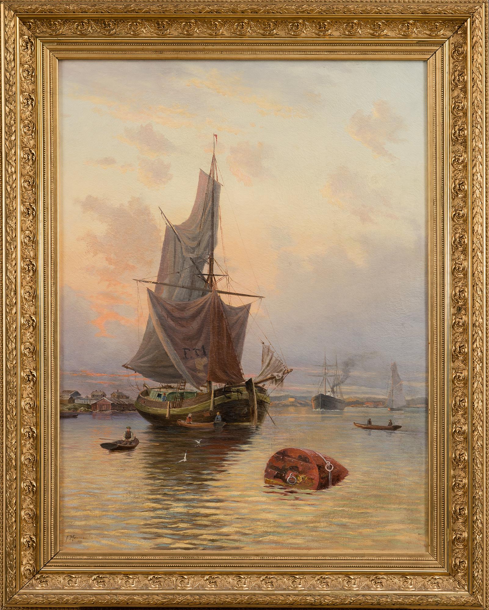 FRANS MAEXMONTAN, FARTYG UTANFÖR HELSINGFORS.