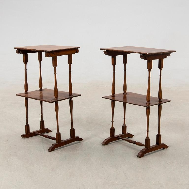 Side tables, 2 pcs, mid 19th century.