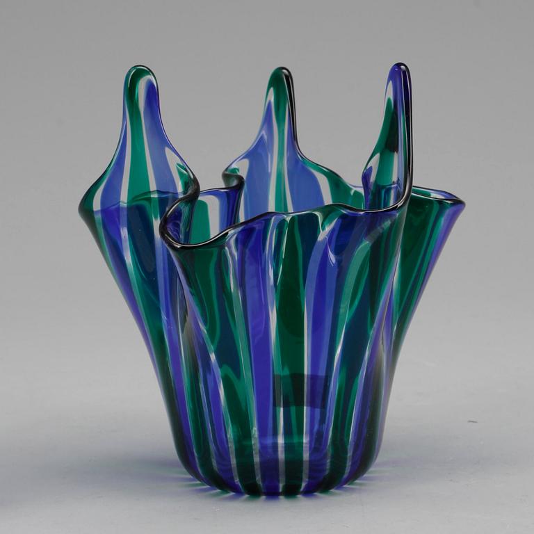 NÄSDUKSSKÅLAR, 2 st, glas, Murano, Italien, 1900-talets andra hälft.