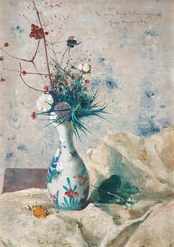 Karl Nordström, Still life with flowers.