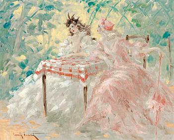 393. Louis Icart, Sous les tonnelles.