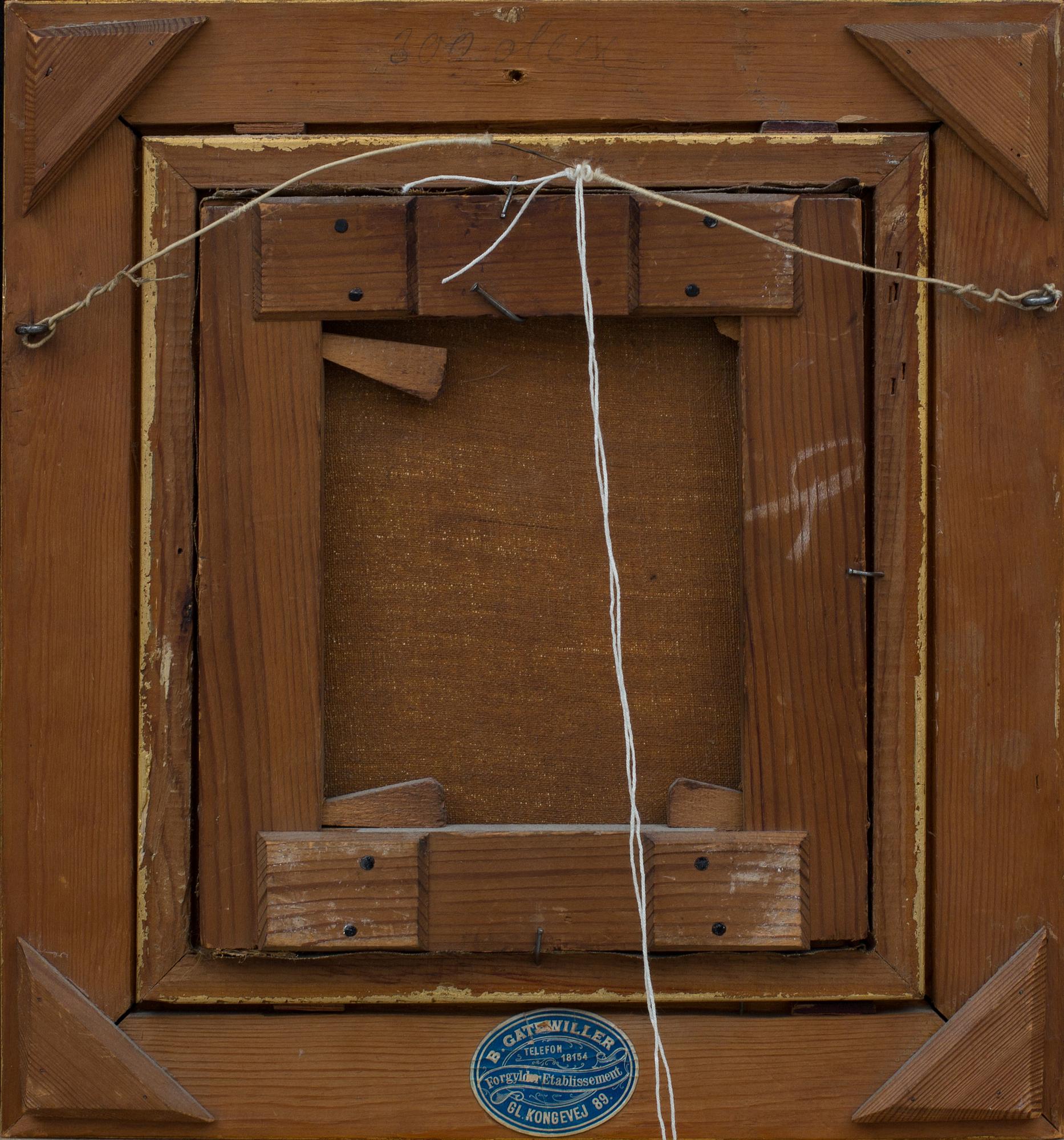 NIELS AGAARD LYTZEN, oil on canvas, signed and dated 1883,