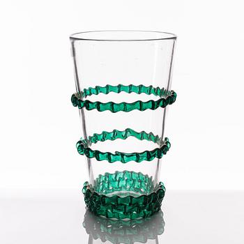 Fratelli Toso, a glass vase, Murano, Italy.