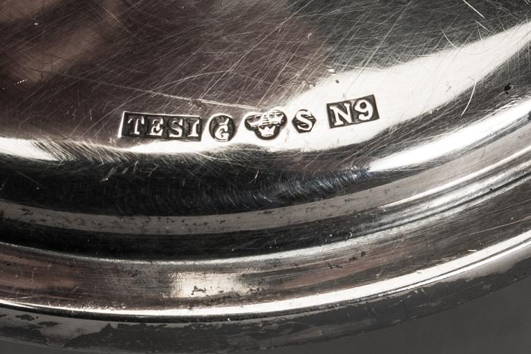 LJUSSTAKAR 2 par, silver, TESI, Göteborg 1959 och 1969.