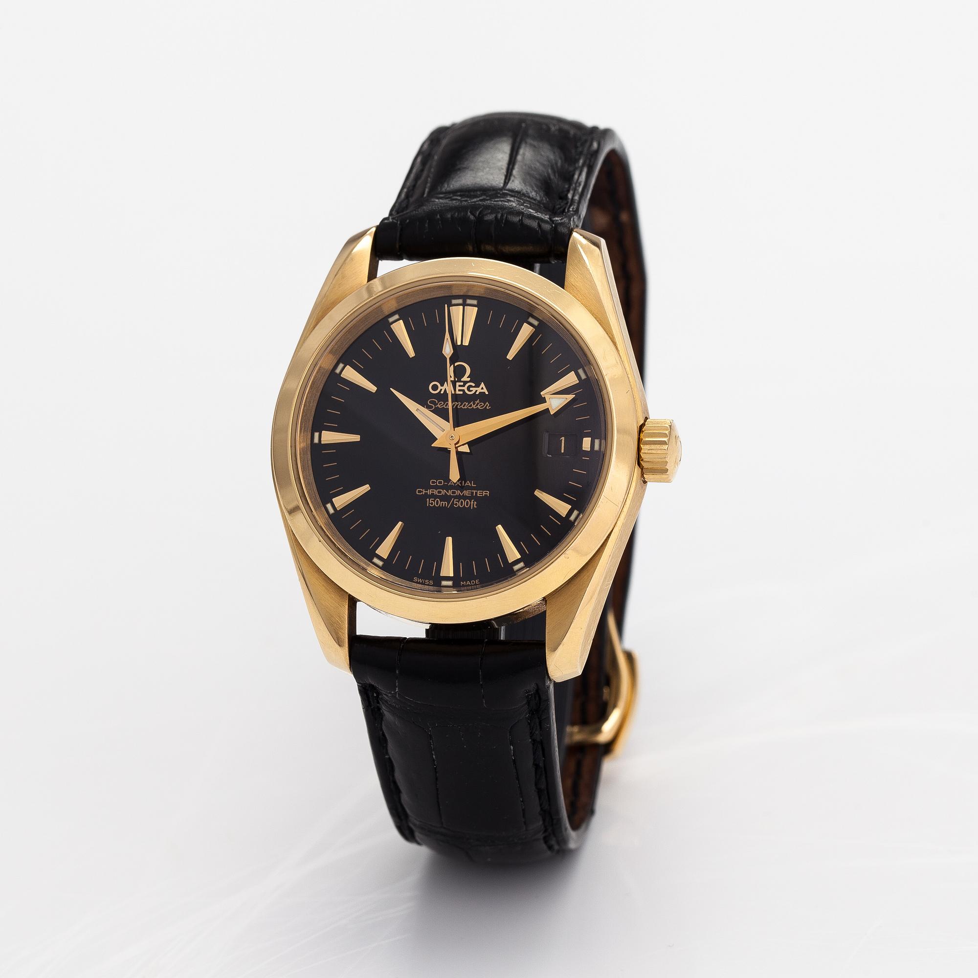 Omega, Aqua Terra, co-axial, kronometer, 150m, armbandsur, 36 mm.