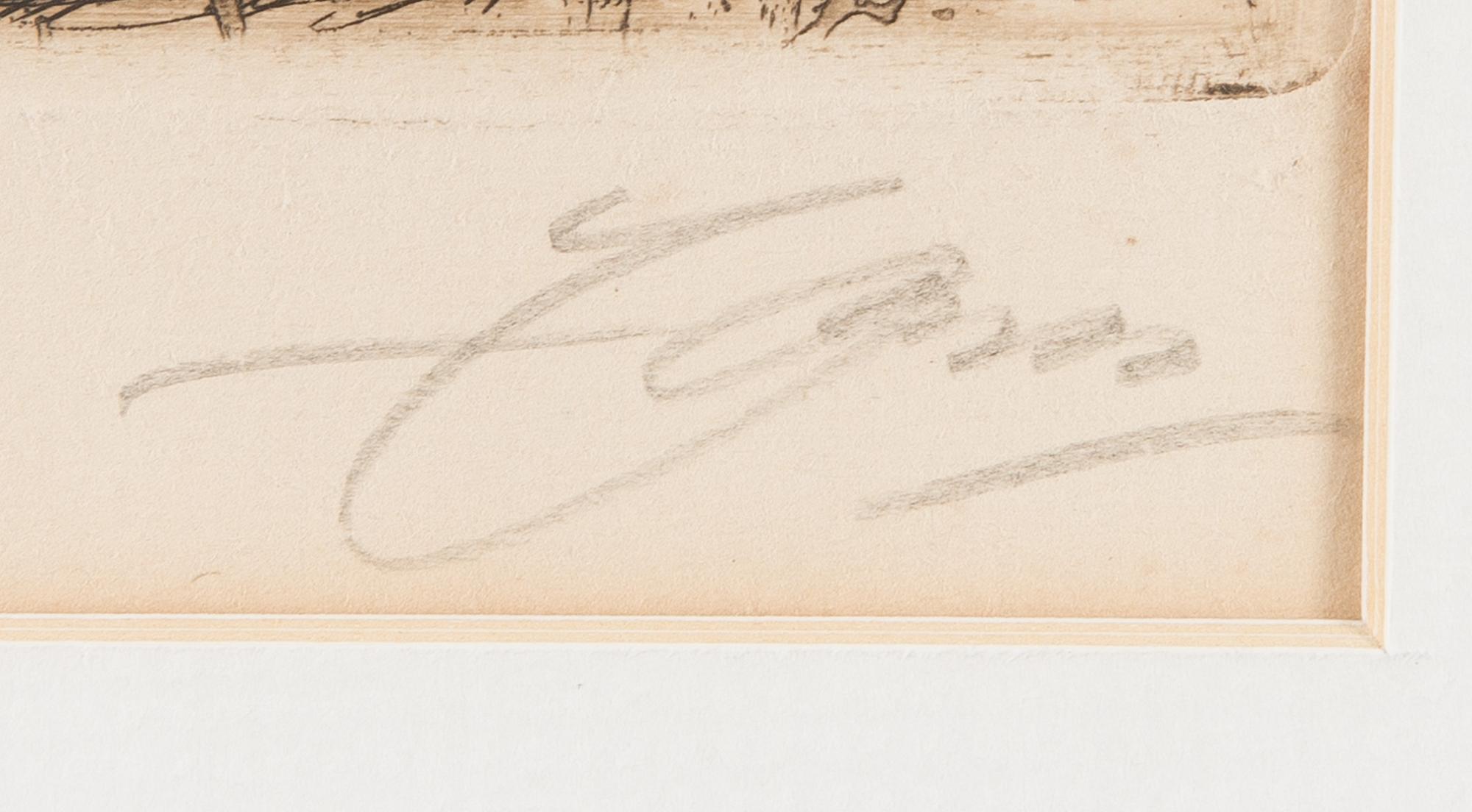 etching, signed in pencil, dated 1911 in the plate.