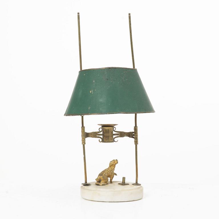 Reading candle holder, late Gustavian, circa 1800.