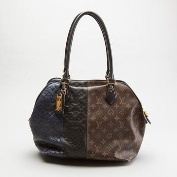 LOUIS VUITTON, a monogram canvas and embossed leather handbag, 2011.