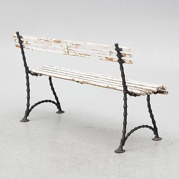 A garden sofa, first half of the 20th Century.