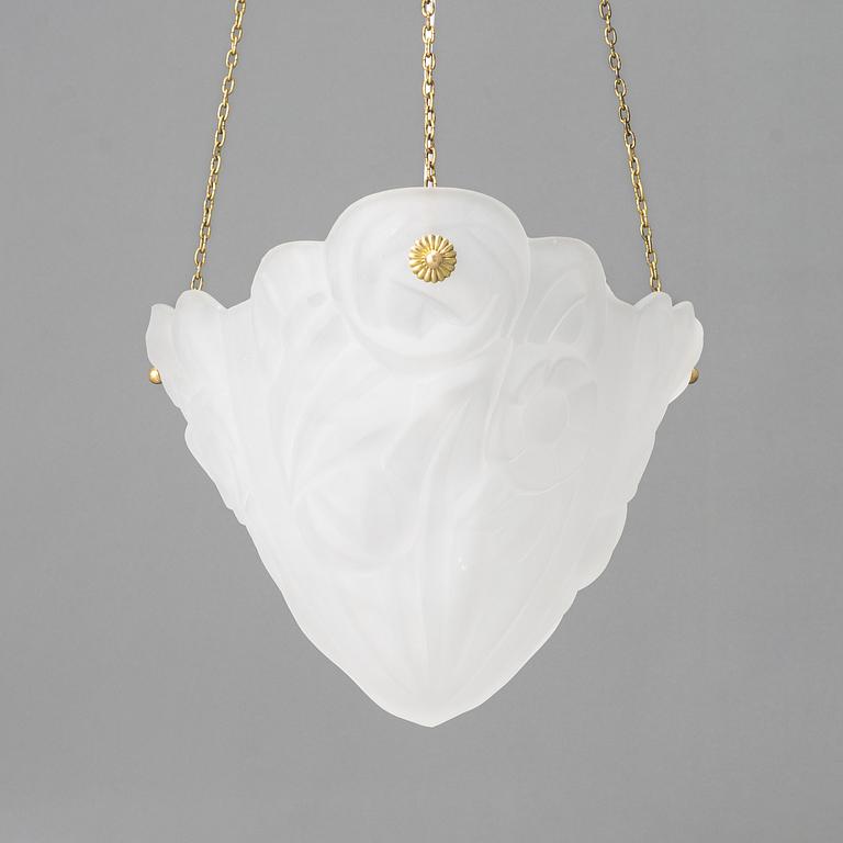 Ceiling lamp, possibly France, first half of the 20th century.