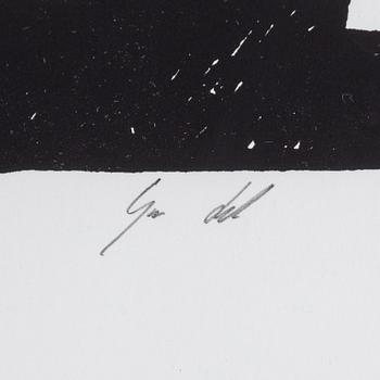 GUNNAR LUNDKVIST, silk screen, signed in pencil.