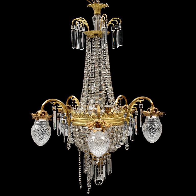 A 20th century ceiling light.