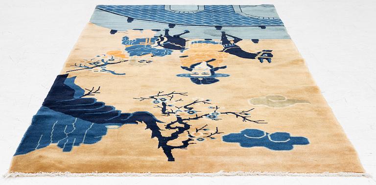 Matta, Kina, ca 178 x 93.