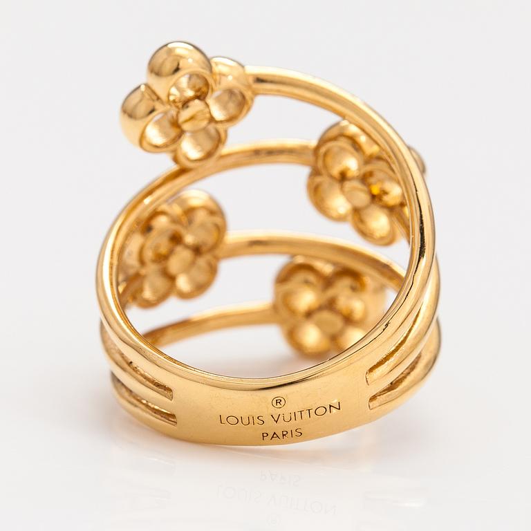 Louis Vuitton, "Flower full" sormus. Merkitty Louis Vuitton Paris.